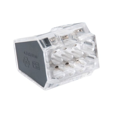 Gardner Bender Gardner Bender PushGard 22-12 Ga. Copper Wire Wire Connector Black 50 pk 10-PC8